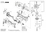 Bosch 3 601 JH9 001 Gws 18V-7 Cordless Angle Grinder 18 V / Eu Spare Parts